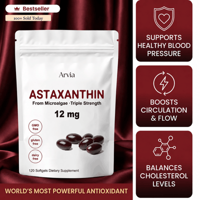Arvia - Astaxanthin 12mg Softgels