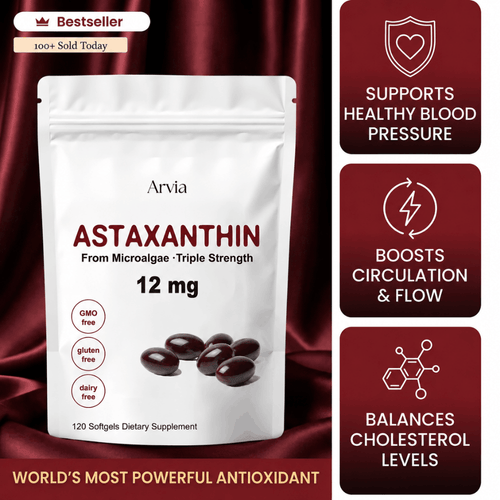 Arvia - Astaxanthin 12mg Softgels