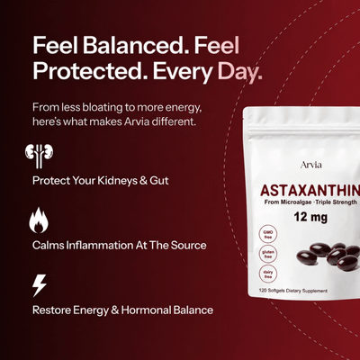 Arvia - Astaxanthin 12mg Softgels