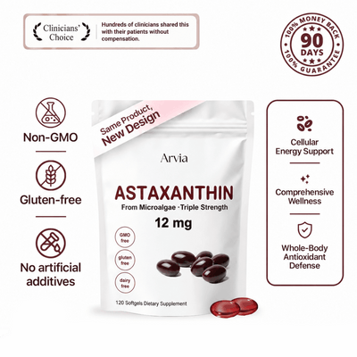 Arvia - Astaxanthin 12mg Softgels