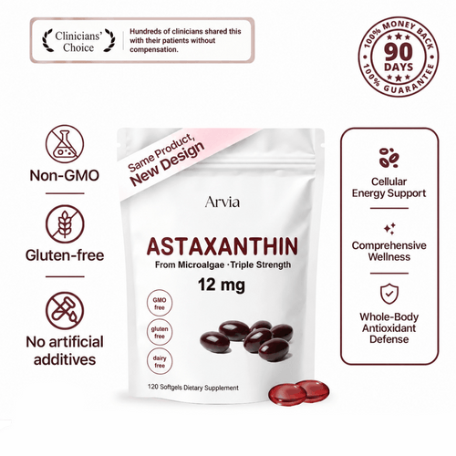 Arvia - Astaxanthin 12mg Softgels