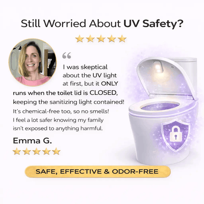 Self Cleaning UV Toilet Sanitizer & Night Light